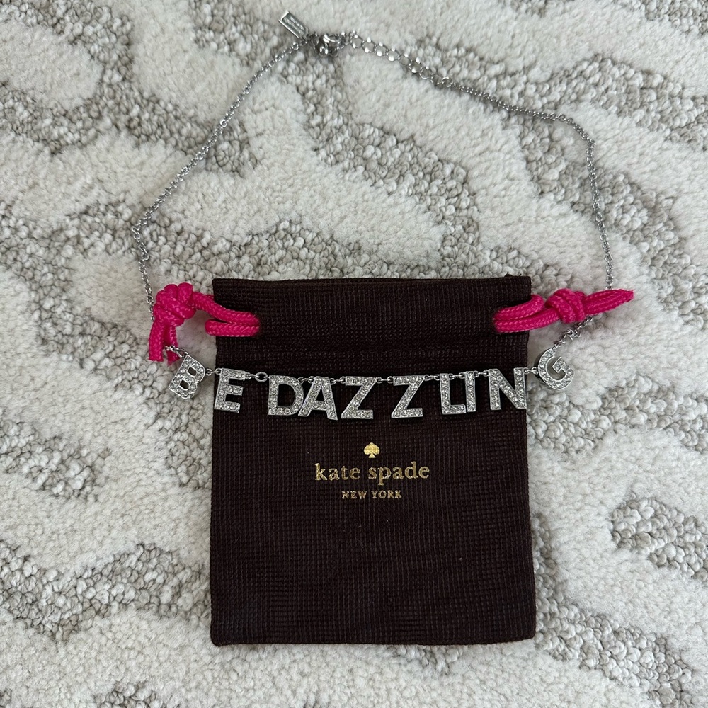 Kate Spade Be Dazzling rhinestone necklace